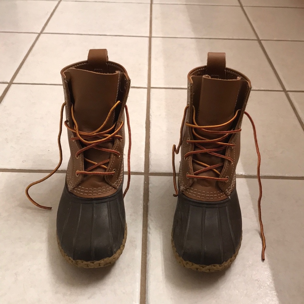 L. L. Bean boots.